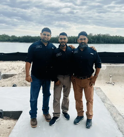 Miguel, Roel, and Jose Vargas of MVP Solutions
